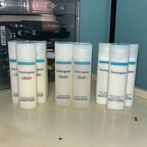 Neutrogena Shampoo, Conditioner and Body Lotion Travel Size Bundle